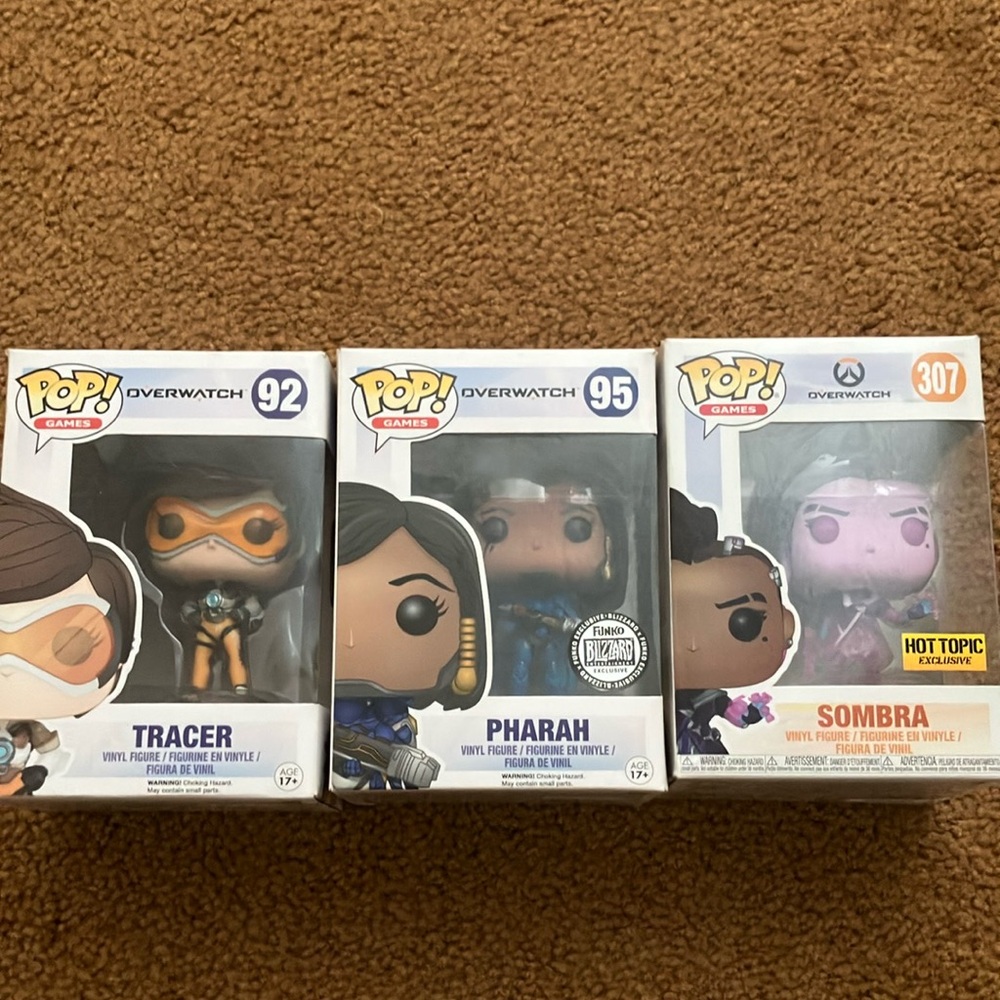 Overwatch Funko Pop Vinyl Figures Set of 3